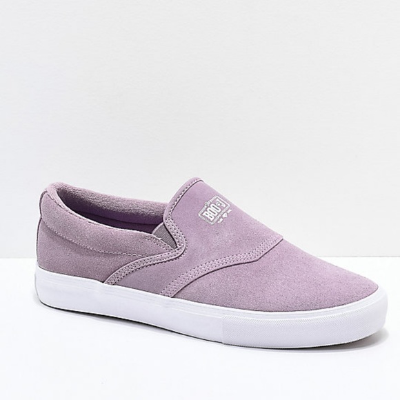 lavender slip on shoes